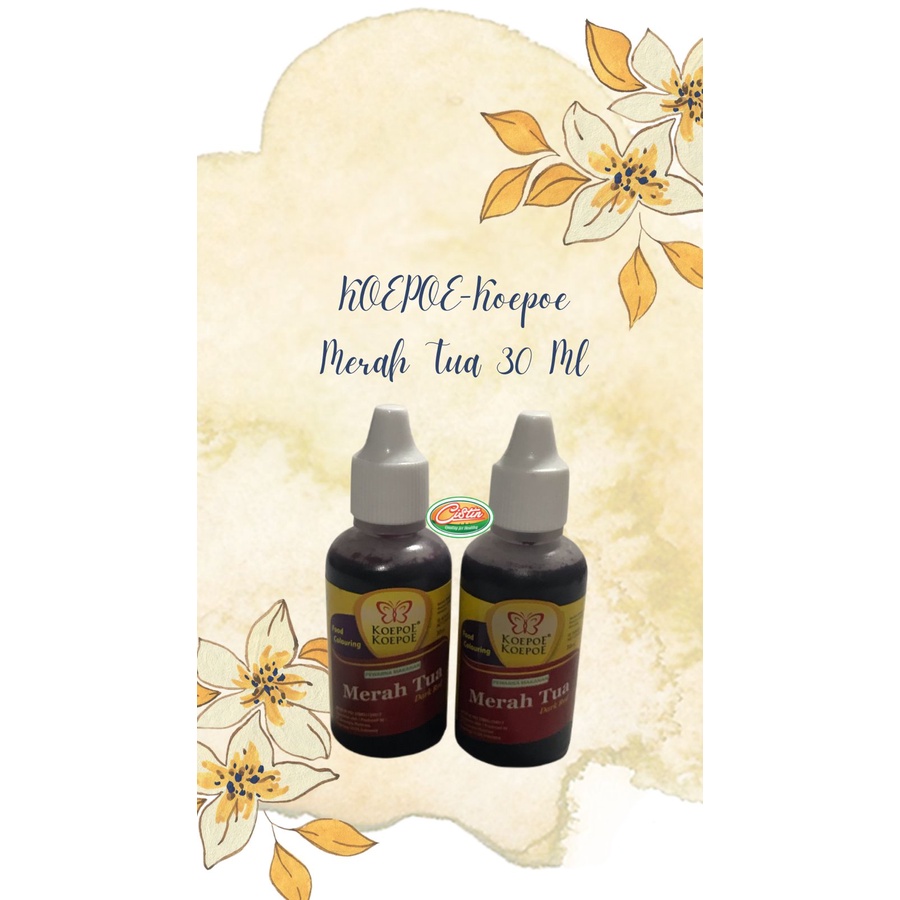 

PEWARNA KOEPOE KOEPOE MERAH TUA 30 ML
