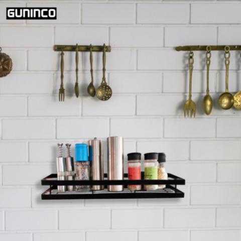 ] GUNINCO Rak Dapur Tempel Dinding Penyimpanan Bumbu Dapur Stainless