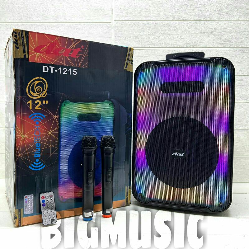 Speaker Portable Wireless Dat DT 1215 Original 12 inch Bluetooth