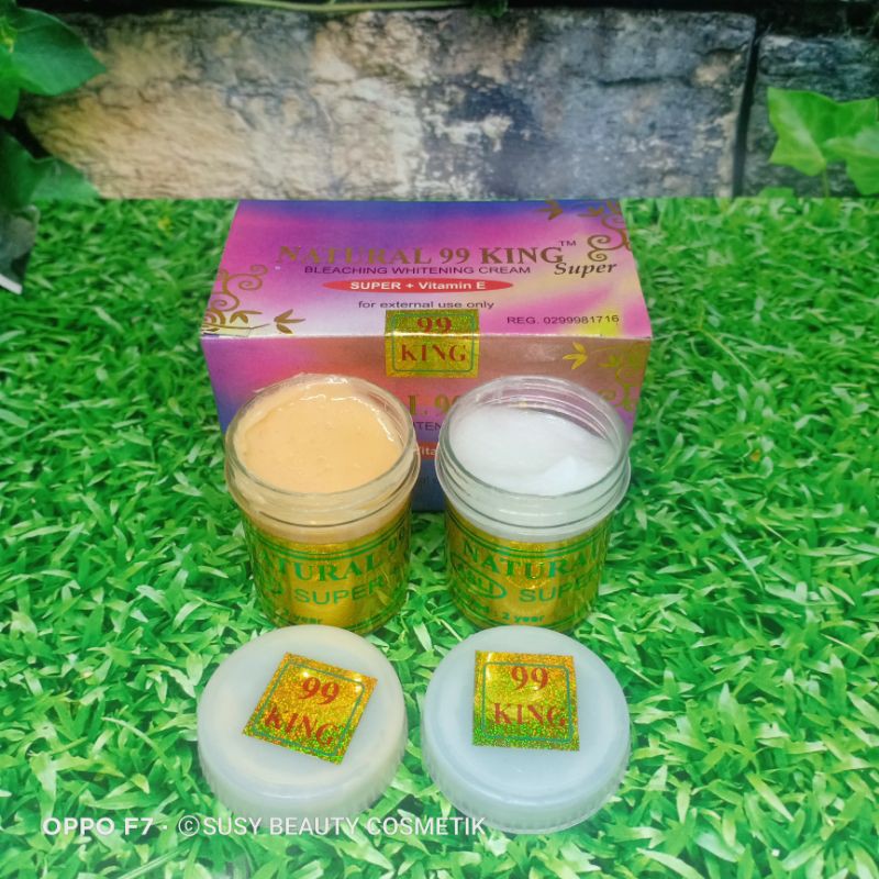 12 PCS CREAM NATURAL 99 KING SUPER SIANG &amp; MALAM