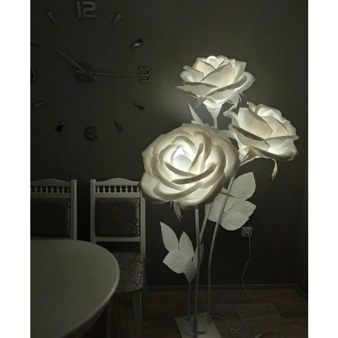 STANDING BUNGA LAMPU DEKORASI