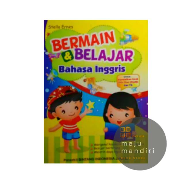 Buku Anak Bermain dan Belajar Bahasa Inggris - Buku tk/paud