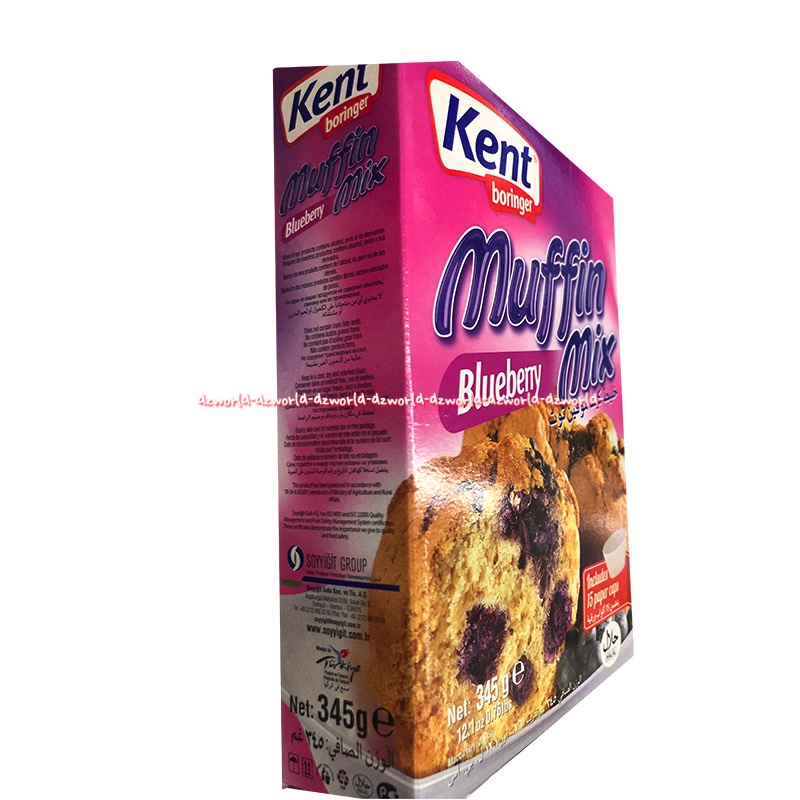 Kent Boringer 345gr Muffin Mix Blueberry Fruit Puch Extra Chocolate Tepung Premix Kue Ultah Membuat Kue Mufin Rasa Berri Coklat Buah Kentboringer