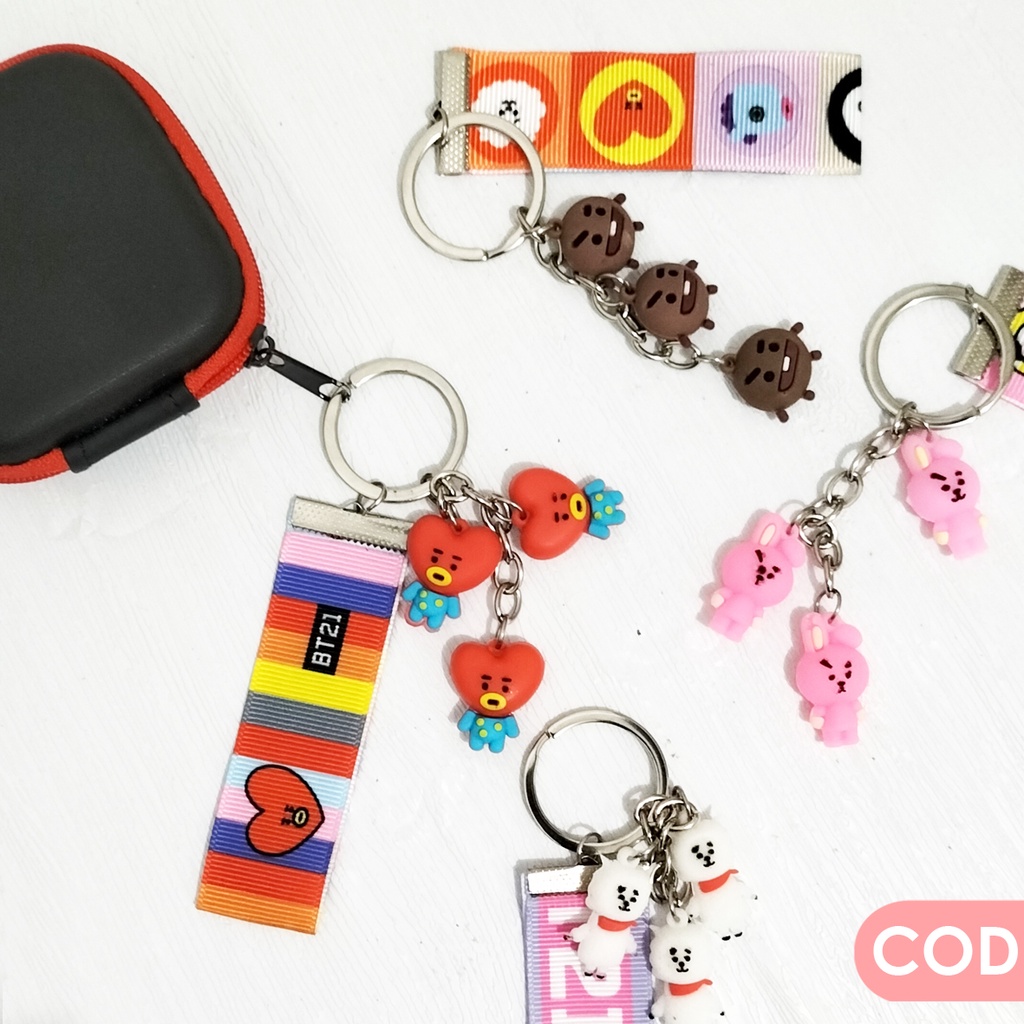 Gantungan kunci lucu gantungan tas cute keychain aksesoris tas korea Ganci