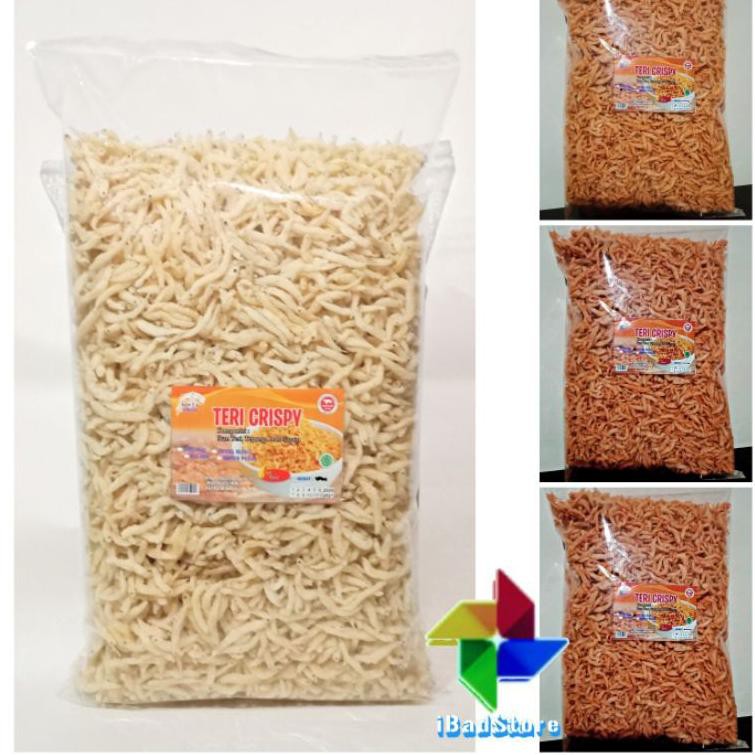 

[KODE PRODUK H5698V] Netto 1KG Teri Crispy Kualitas Super - Teri Krispi Non Msg & Non Pengawet | Ter