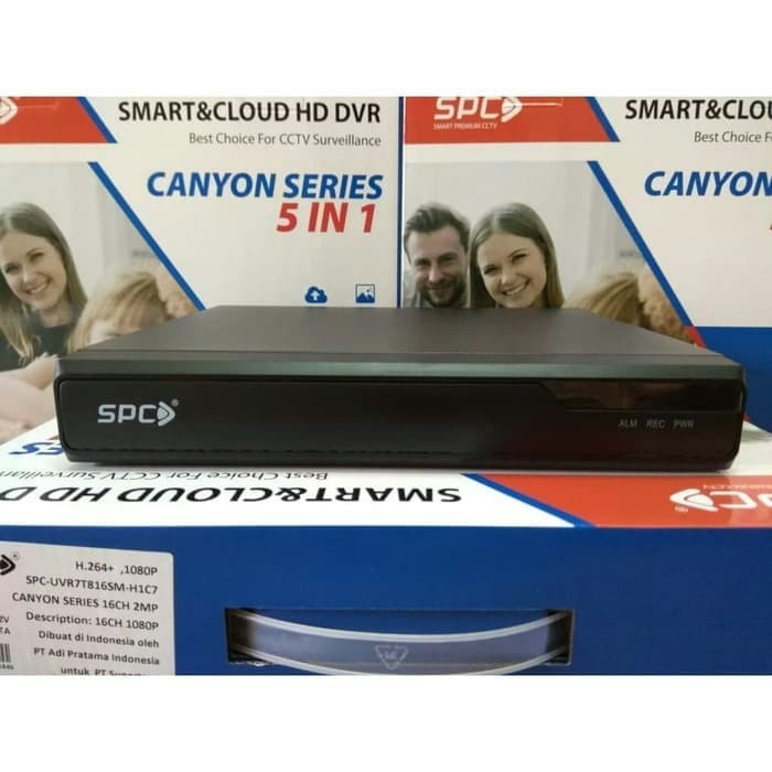 DVR SPC CANYON SERIES 16CH 5in1 2MP / UVR SPC-UVR7T816SM-H1C7 1080P