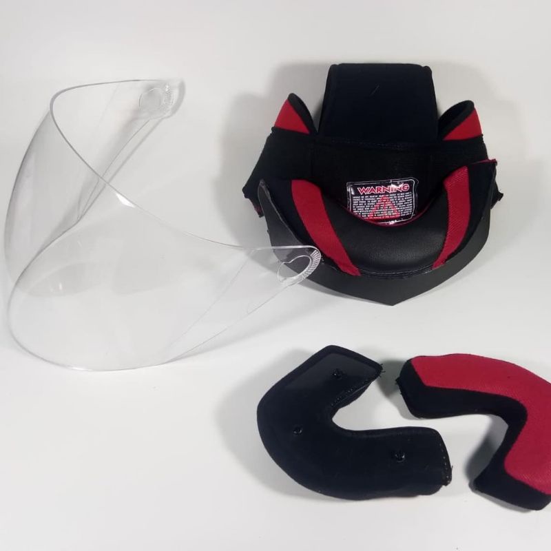 BUSA HELM NHK PREDATOR 2KACA / NHK DOUBLE VISOR BUSA PIPI NHK PREDATOR KANCING PLASTIK