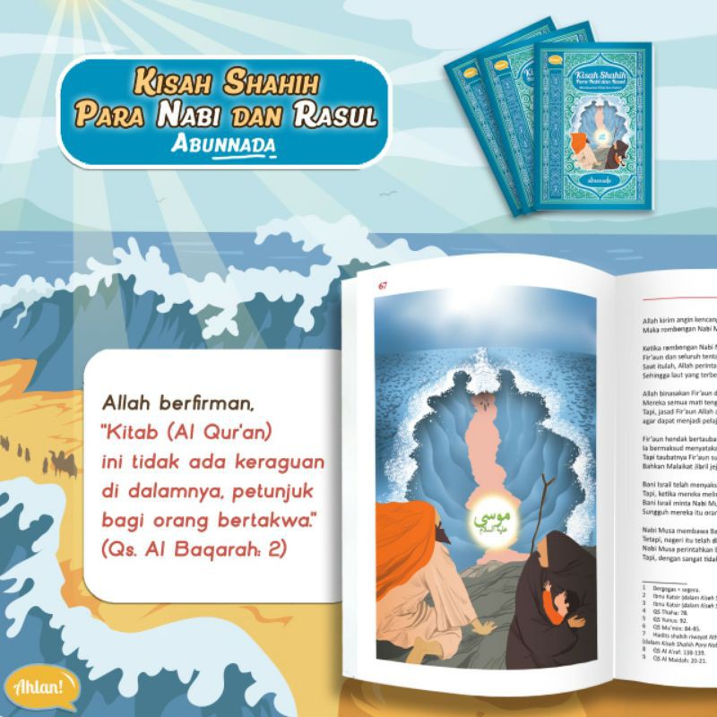 Buku Anak Kisah Shahih Para Nabi Dan Rasul - Ahlan