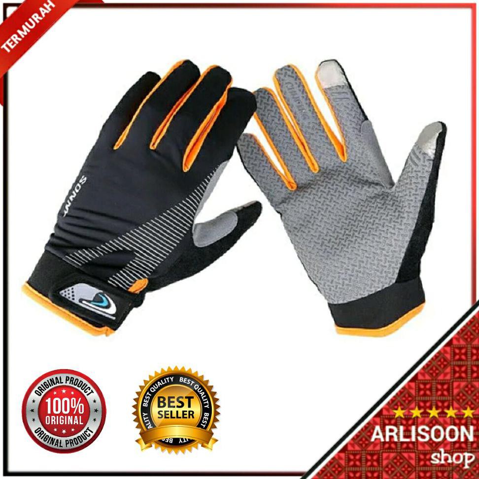 Sonny Sarung Tangan Sepeda Anti Slip Sport Gloves - Size L