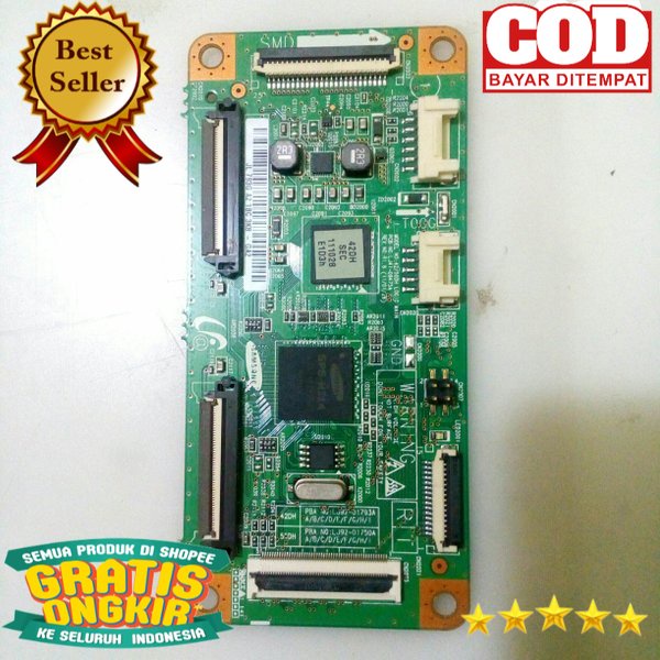 T CON - Ticon - Tcon Tikon board logic papan panel tv plasma SAMSUNG PS 43D490 - PS43D490