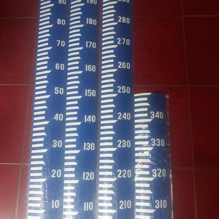 Jual Ukur Plat Ukur Tinggi Air Peilschaal Staff Gauge Water Level Tinggi M Shopee Indonesia