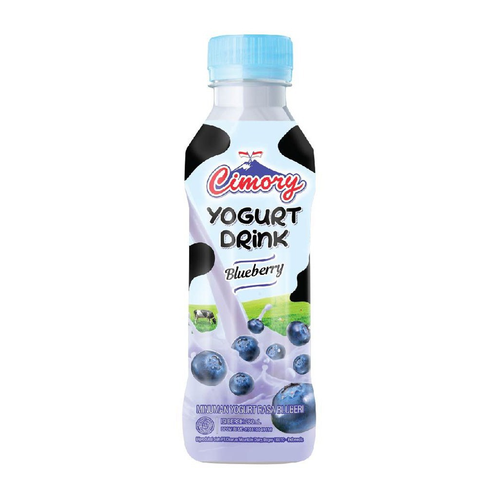 Jual Cimory YOGURT DRINK Blueberry [250ml] Shopee Indonesia