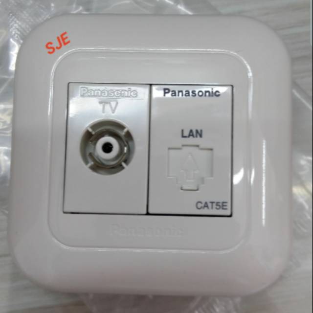 Stop kontak TV + Stop kontak Cat 5e