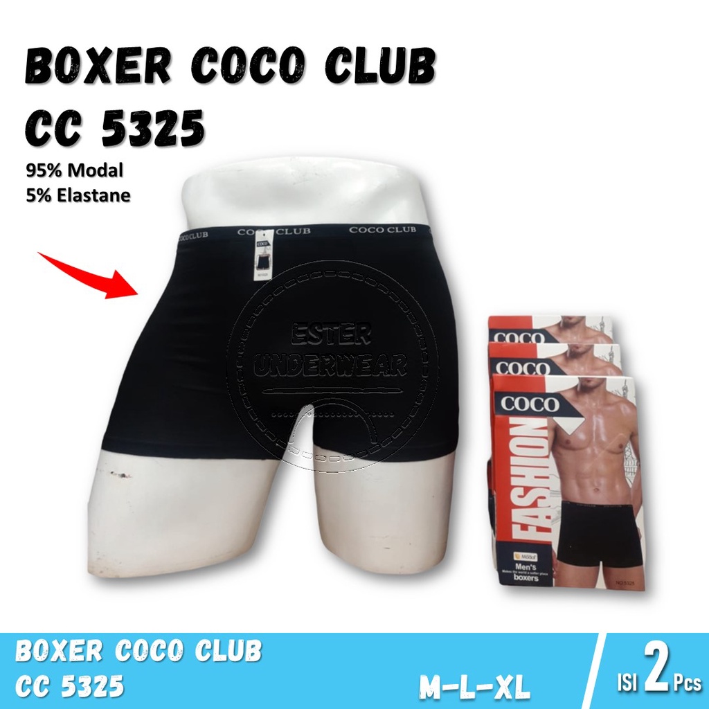 CELANA BOXER PRIA COCO cc5325 ISI-2 PCS