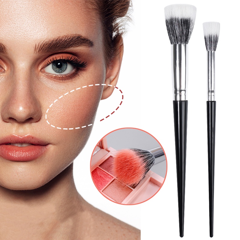 Brush Foundation Blush Contouring Powder Pipi Untuk Alat Kecantikan