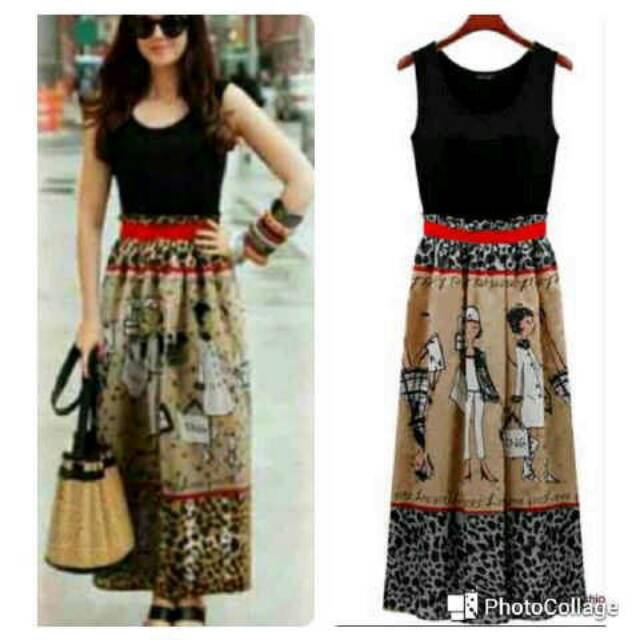 - Yuanita_shopper - Sale Maxi Ethnic hitam