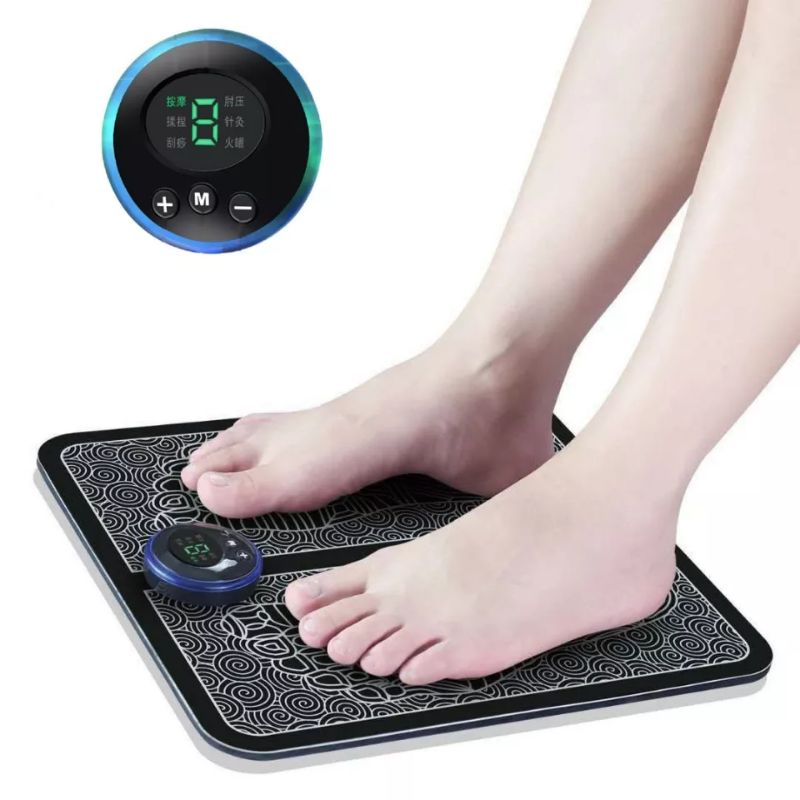 EMS Foot Massager Pad Alat Pijat Kaki  Akupuntur Kaki Elektrik Rechargeable