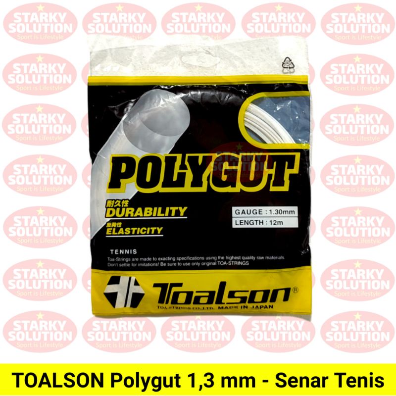 Senar Raket Tenis TOALSON POLYGUT 1,3mm Original