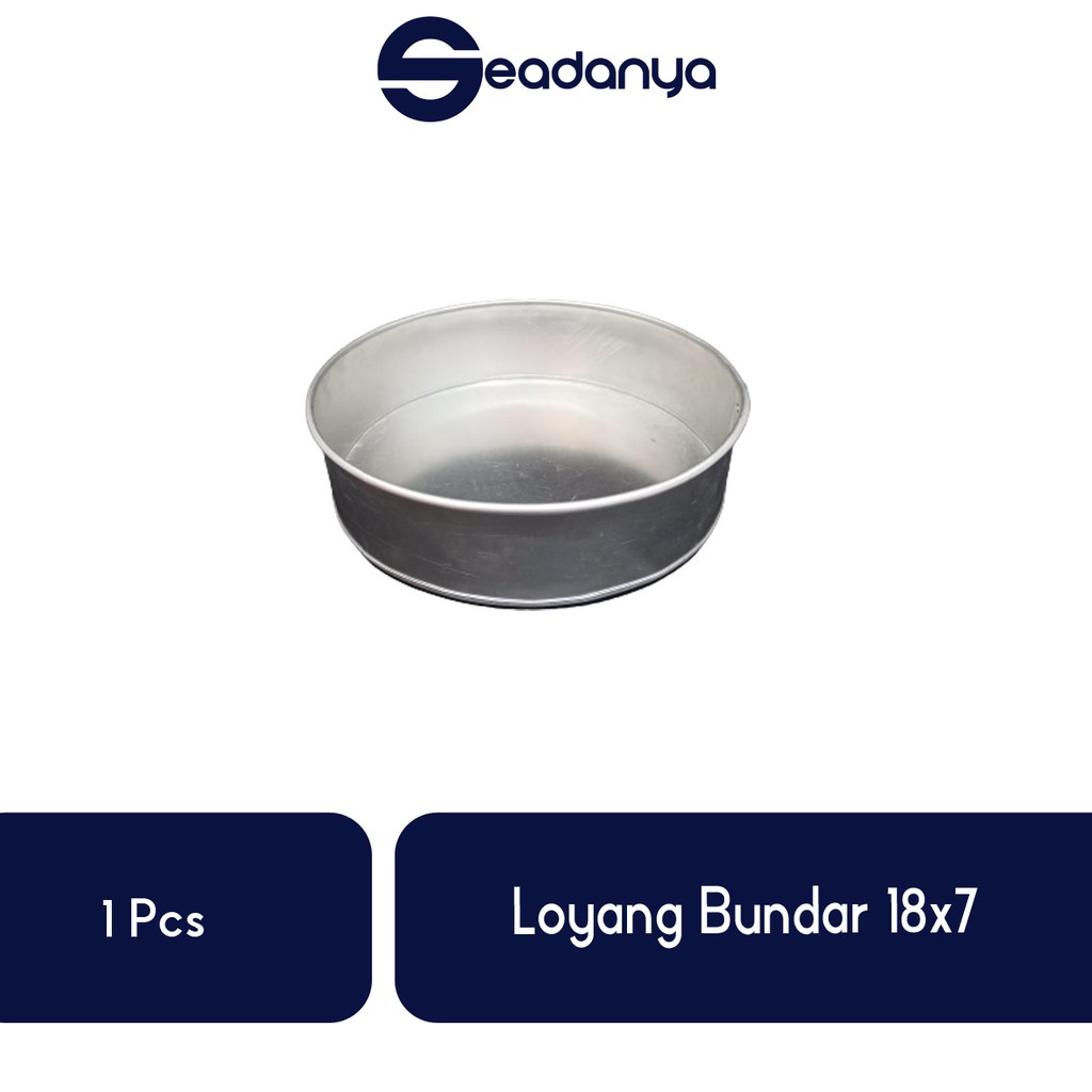 

Loyang Bundar 18x7-Loyang Bundar/Loyang Bentuk Bundar/Loyang Bulat/Loyang Ukuran 18x7/Loyang Bundar Terlaris/Loyang Bundar Termurah