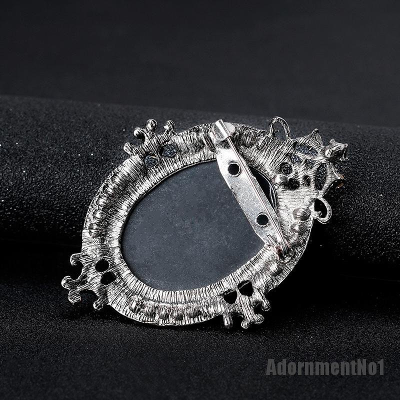 (Adornmentno1) Bros Pin Wanita Desain Cameo Victoria Hias Kristal Untuk Pesta Nikah