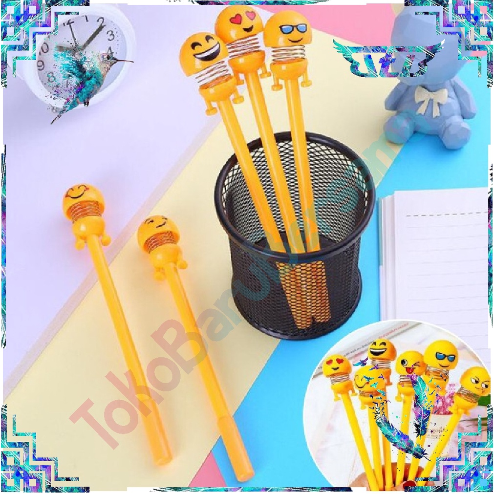 

PENA EMOJI / PULPEN GOYANG / PENA SHAKING HEAD EMOTICONS / ALAT TULIS / BOUNCING DOLL R163