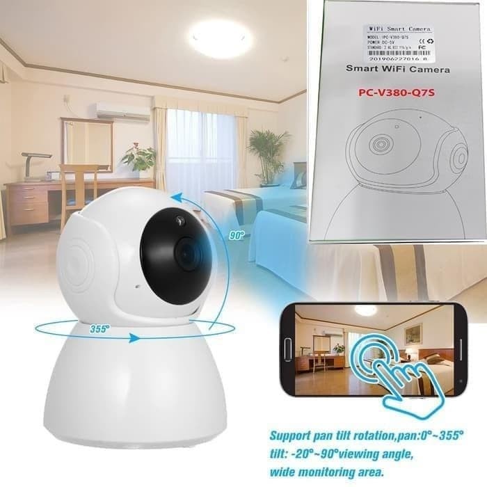 CCTV MURAH PTZ Wifi Smart Camera Snowman 1080P-2.0MP Q7 apk V38PRO