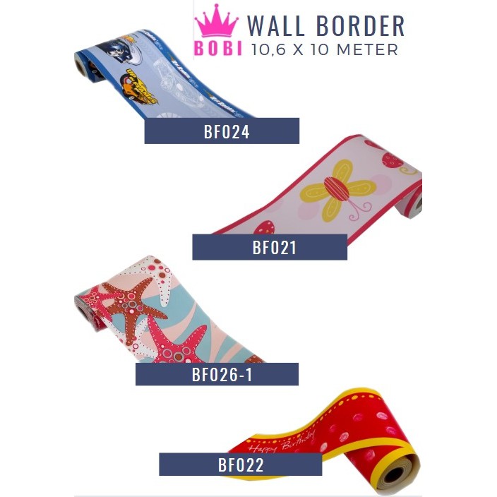 WALL BORDER / Wallpaper Sticker List Banyak Variasi dan Termurah