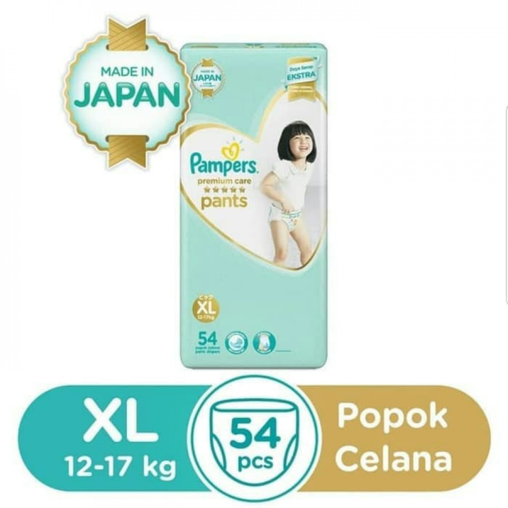 Pampers Popok Premium Care Active Baby Pants - XL 54