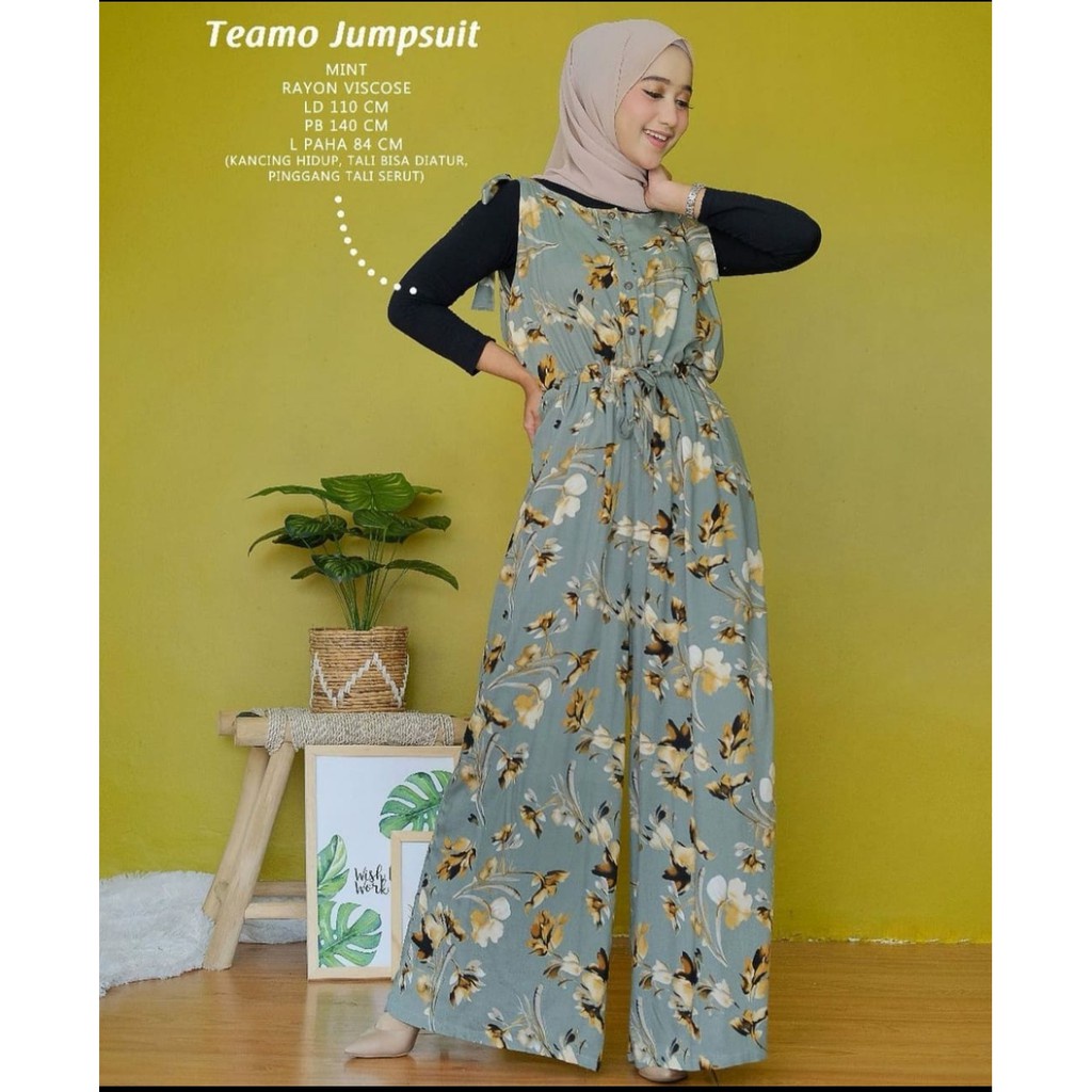 LETHA PEPY TEAMO JUMPSUIT PREMIUM RAYON ORIGINAL100%