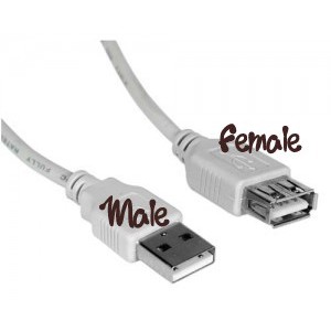 Kabel USB extension 3m / kabel usb perpanjangan / kabel usb male to usb female 3 meter