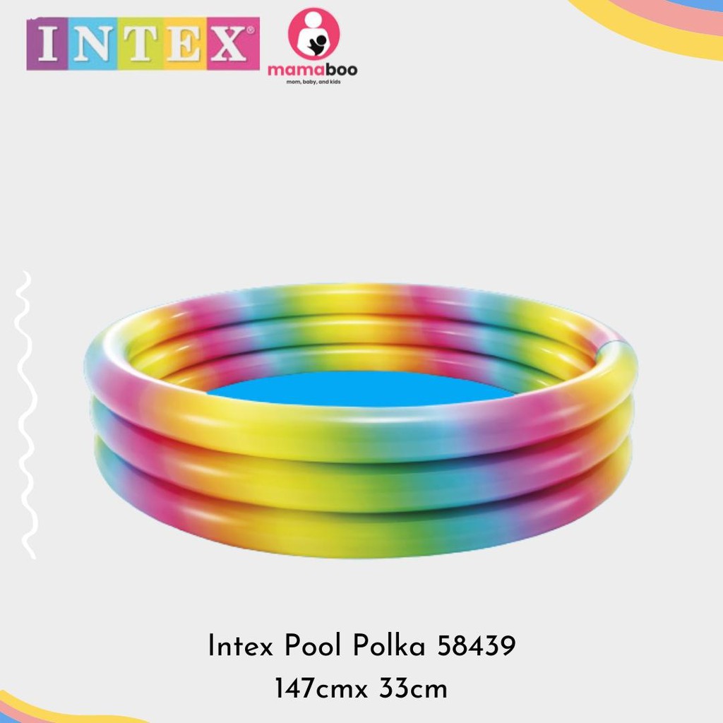 Intex - Kolam Renang Rainbow Pool 58439