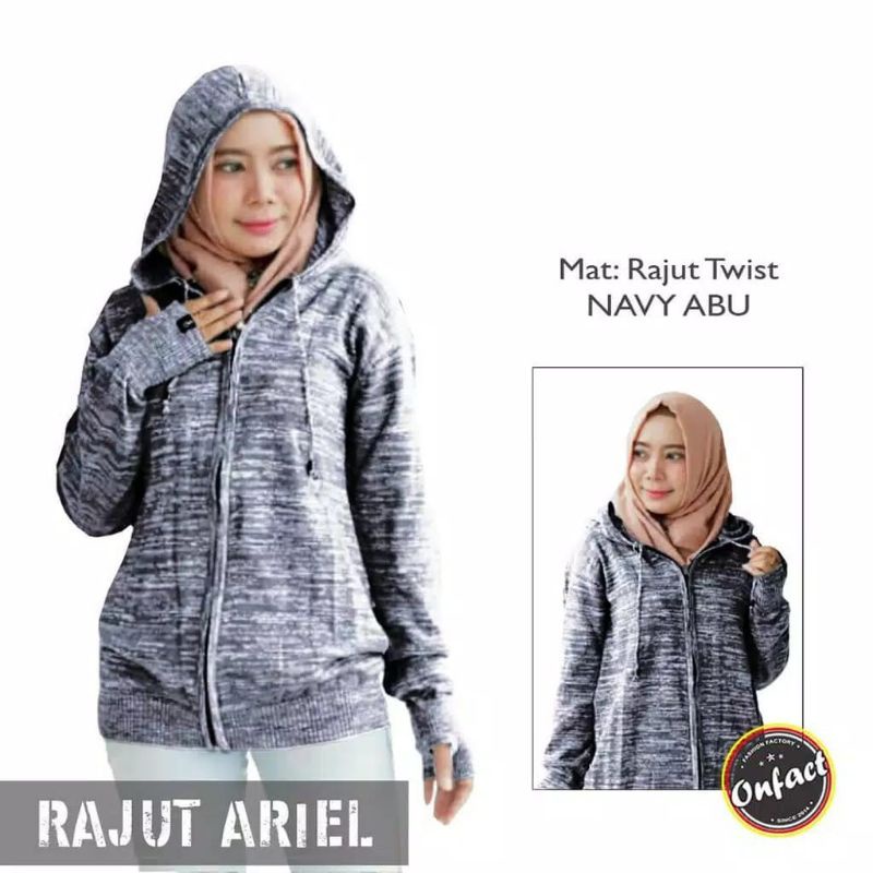 Sweater Rajut Twist ARIEL Pakaian Rajut Atasan Pria Dan Wanita