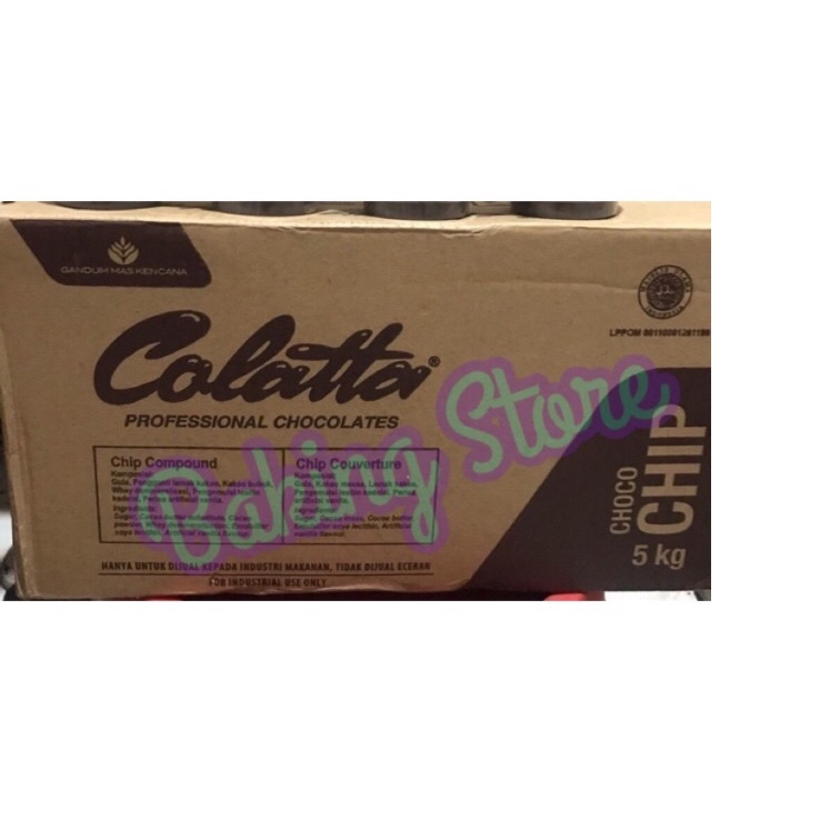 

QH Chocolate Choco Chip 5kg - Colatta Chips Gosend/Grab Only!!