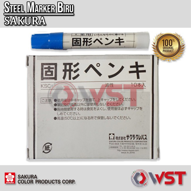 

Steel Marker Sakura 1 pc - BIRU - Made In JAPAN