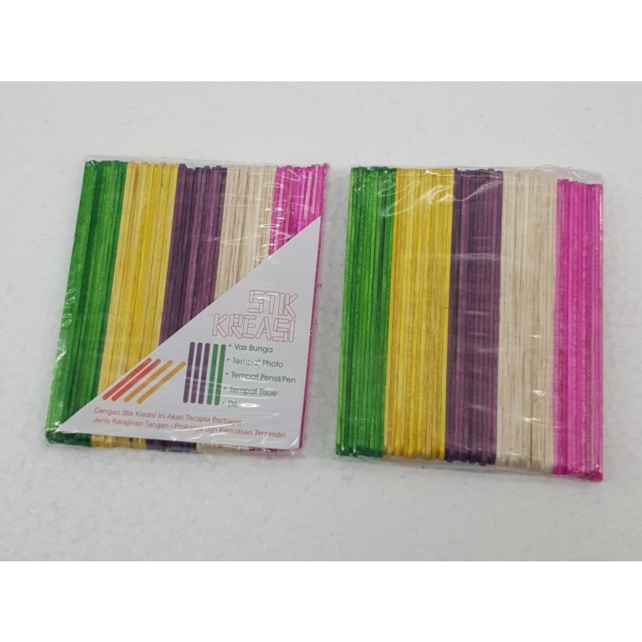 

STICK KREASI WARNA (50pcs) | STICK PRAKARYA WARNA