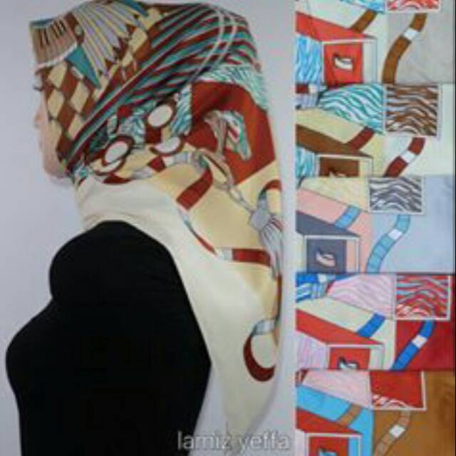 Jilbab satin