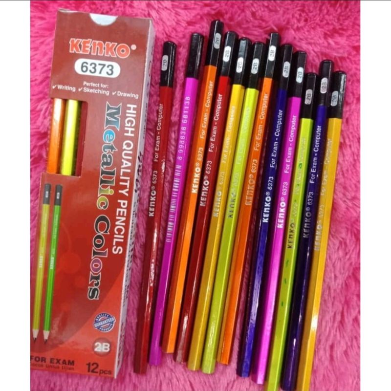 Pensil 2B KENKO 6373 Metalic