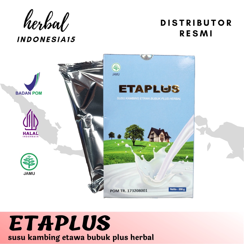 

Susu Kambing Etawa - Etaplus Platinum - Meningkatkan Kecerdasan - Rendah Gula - Halal - Susu Bubuk