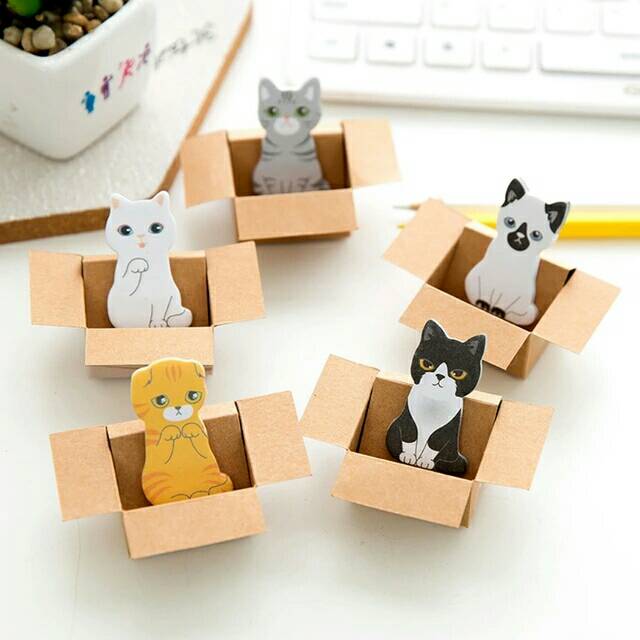 

Memopad / Sticky notes Cat House