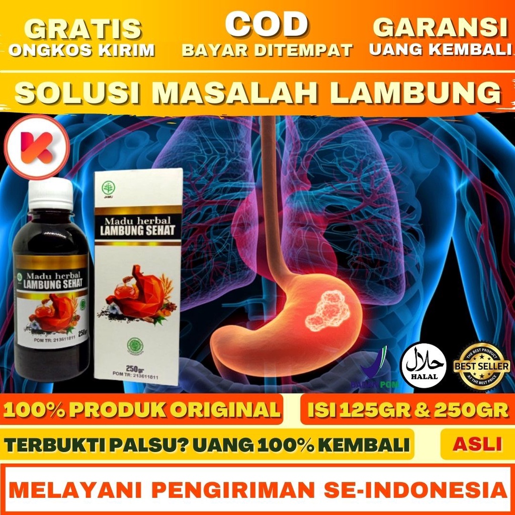 MADU LAMBUNG Madu Khusus Lambung Madu Herbal Madu Maag Kronis Madu Sehat Lambung Bukan Madu Pahit Ma