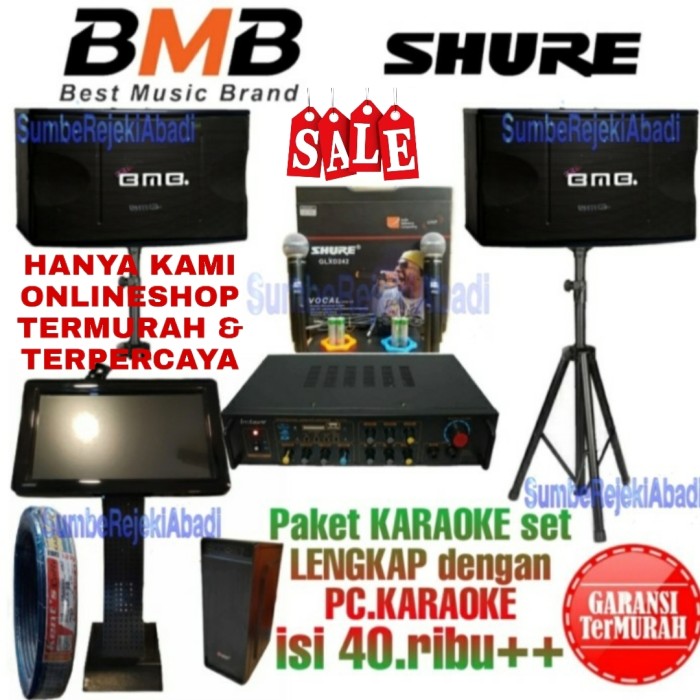 PAKET SOUND KARAOKE BMB 10 INCH KOMPLIT LAGU PC TERMURAH