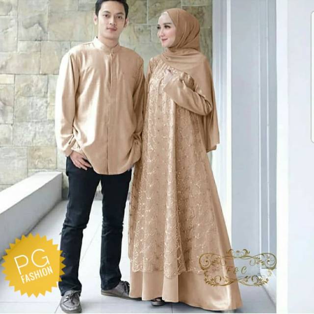 Baju Couple Mega Pria Wanita Muslim Baju Pesta Elegan
