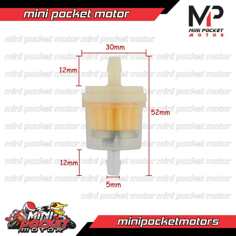 Filter Bensin - Saringan Bensin Universal Motor Mini GP Mini Trail Mini ATV Mini Scoopy
