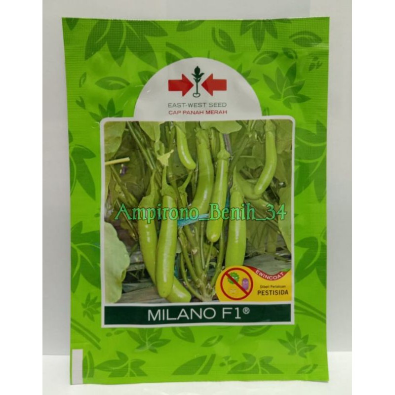 Benih Terong Hijau Milano F1 1.100 Butir - Cap Panah Merah