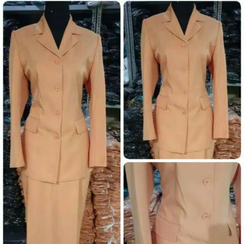 BLAZER WANITA SERAGAM KERJA DHARMA WANITA SETELAN ROK