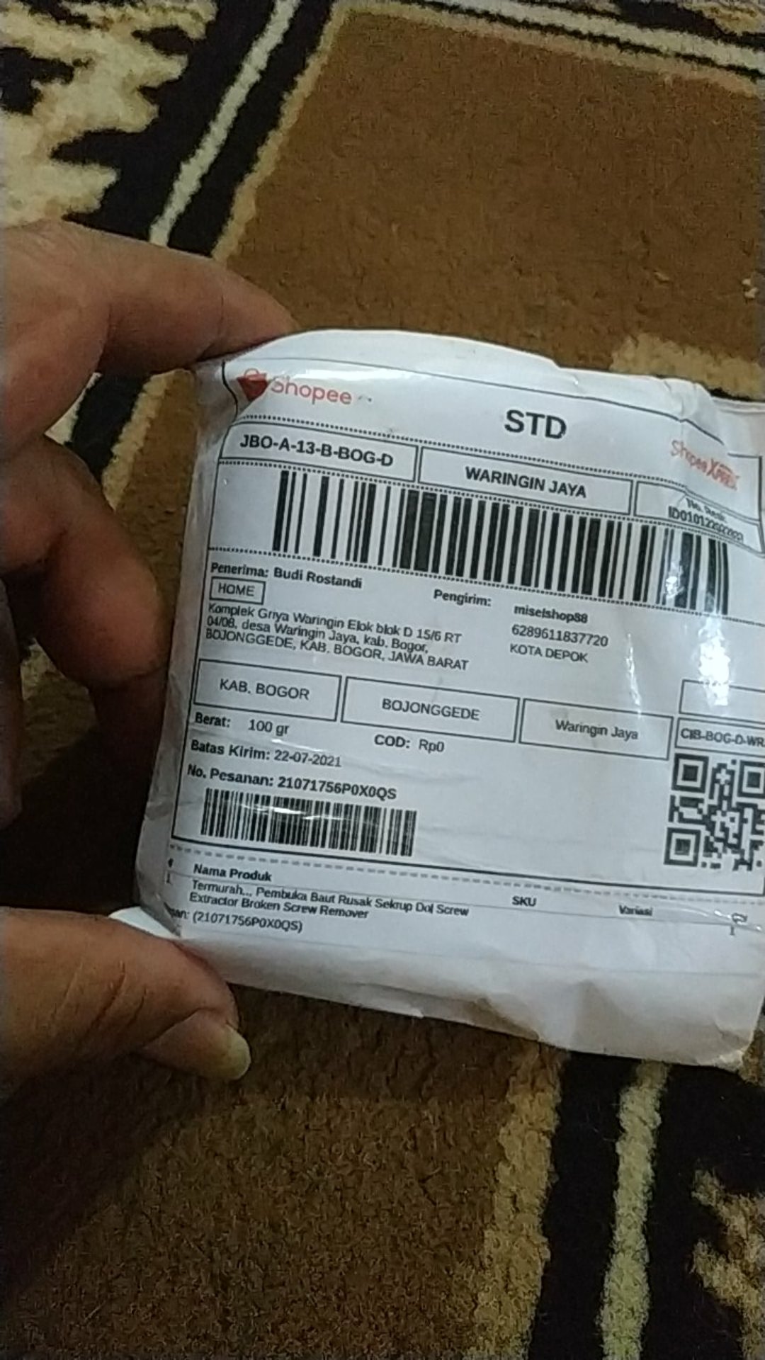 Termurah... Pembuka Baut Rusak Sekrup Dol Screw Extractor Broken Screw Remover