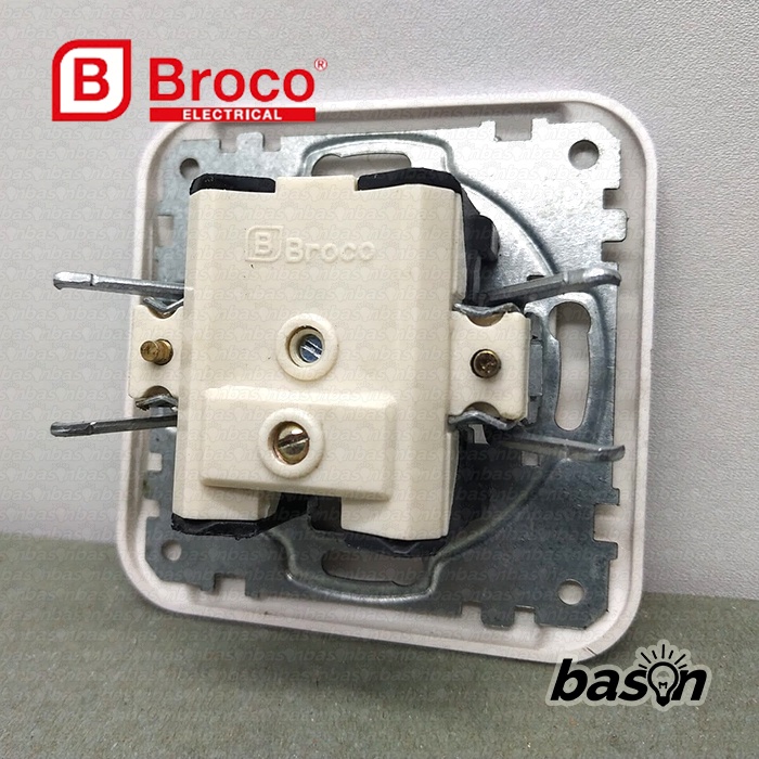 BROCO Galleo Pink / Merah Muda G183 | Antenna Socket Outlet - Colokan TV