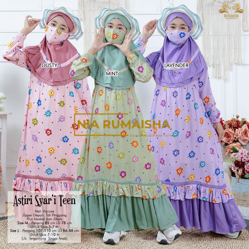 astiri syari kids ori naura