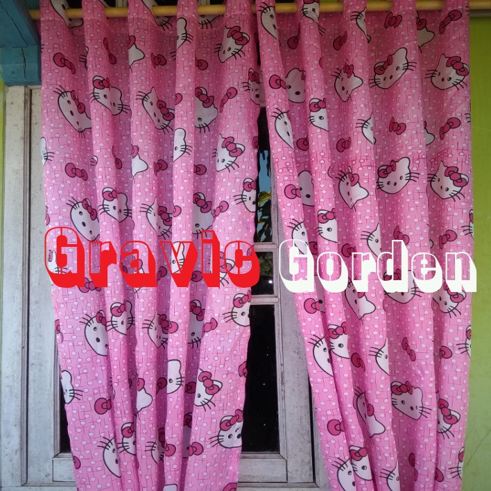 Gorden gordeng tirai korden hellokity PINK