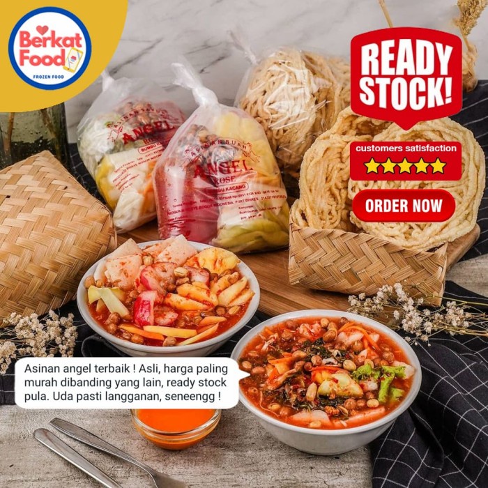 

✨COD✨ ASINAN BUAH ASINAN SAYUR ANGEL ROSE BOGOR - READY STOCK KELAPA GADING - Asinan Sayur